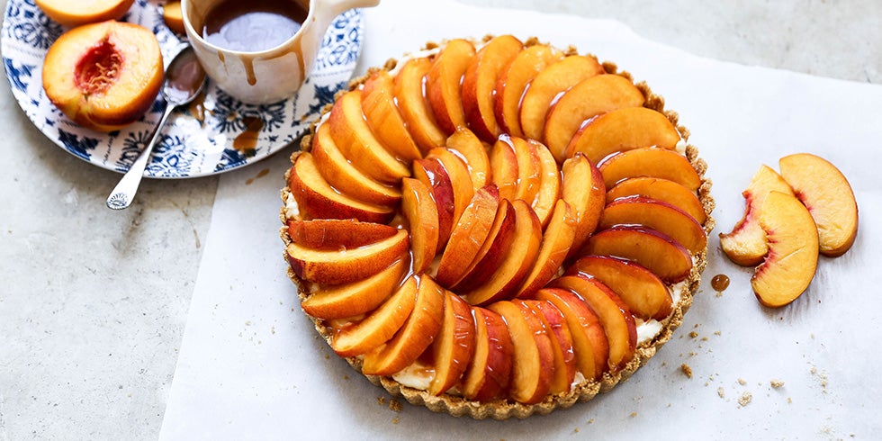 No-Bake Peach Tart Recipe